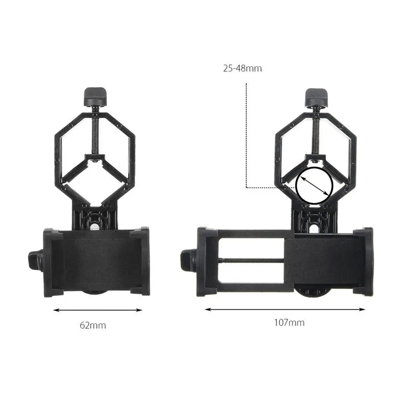 ERIKOLE Universal Cell Phone Adapter Clip Mount Binocular Monocular Spotting Scope Telescope Phone Holder Support Eyepiece