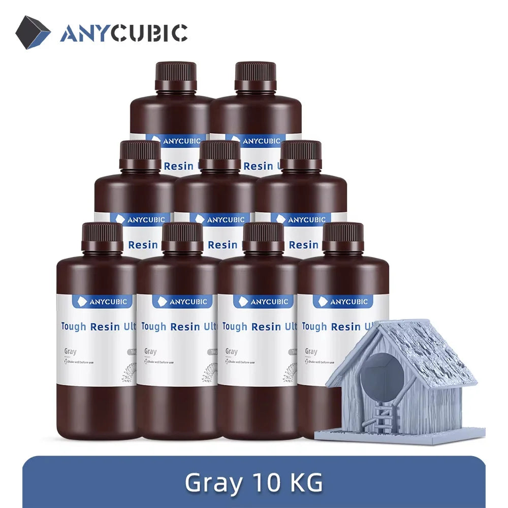 Anycubic Flexible Tough Resin 2.0 10KG LCD 3D Printing Material High Toughness 3D Printer UV Resin For Photon Mono X Photon S