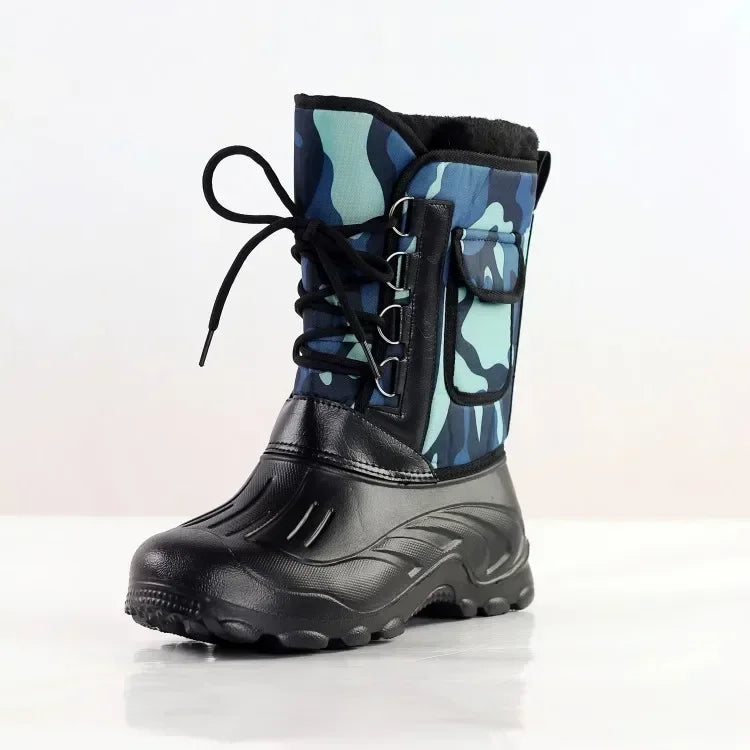 Outdoor Sports Men Boots  Spring Waterproof Shoes for Men Light Rain Boots Fishing Boots Winter Snow Boots New Work Boots 2024