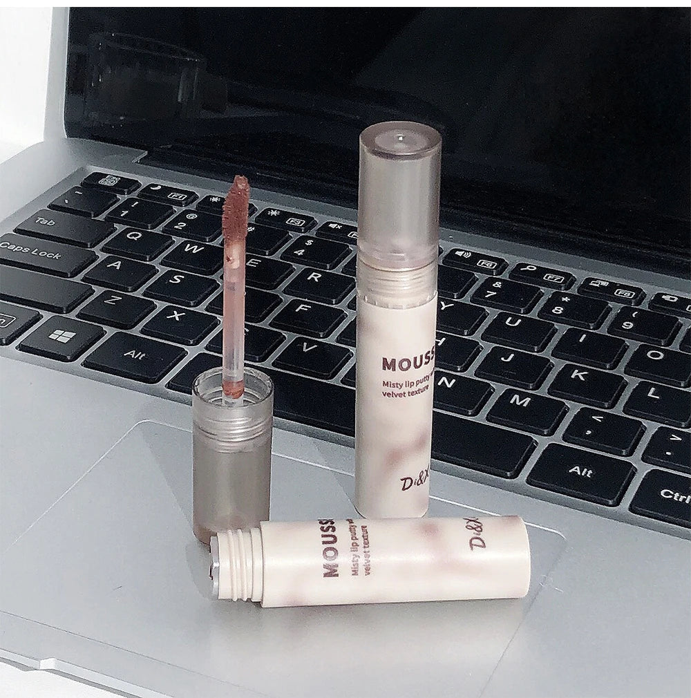 Retro Plum Vintage Lipstick Waterproof Lasting Smoky Nude Purple Matte Lip Mud Natural Black Chocolate Rose Red Lip Tint Makeup