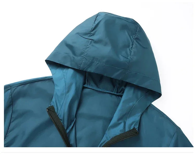 NEW 2025 Sunscreen Coats Men's Breathable Sports Waterproof Jacket Summer UV Protection Outdoor Fishing Skin Clothing