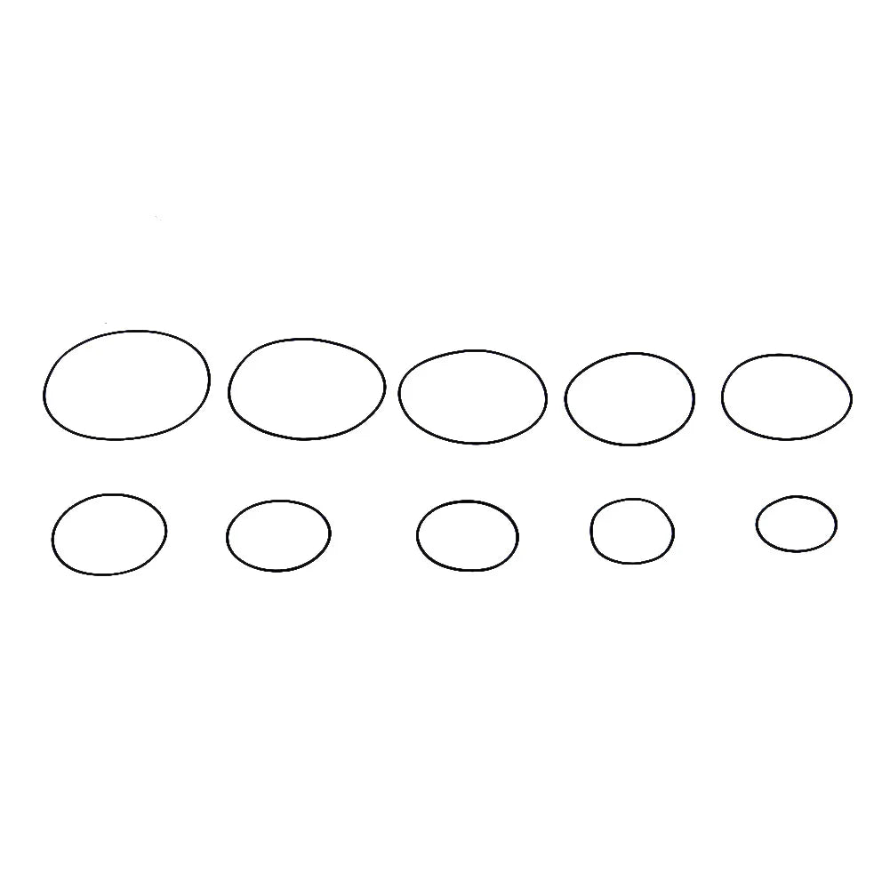 200pcs Waterproof 0.5mm/0.6mm/0.7mm O-Ring Watch Back Seal Cover Mini Rubber Washer O-Ring Watch Gaskets Watch Repair Tools