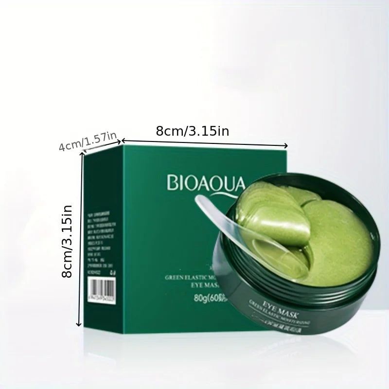 60pcs Seaweed Hyaluronic Acid Eye Masks Collagen Eye Patches for Dark Circle Reduction Facial Care Beauty Skincare Products