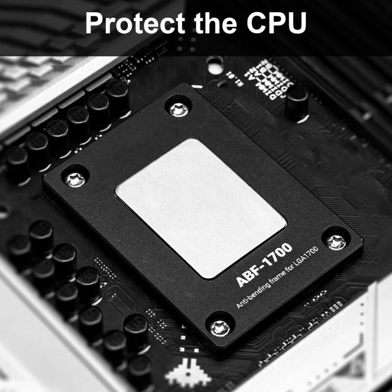 LGA1700 AntiBending Buckle Aluminum CPU Contact Frame for LGA1700 CPU Bending Correction Efficient Heat Dissipation Dropship