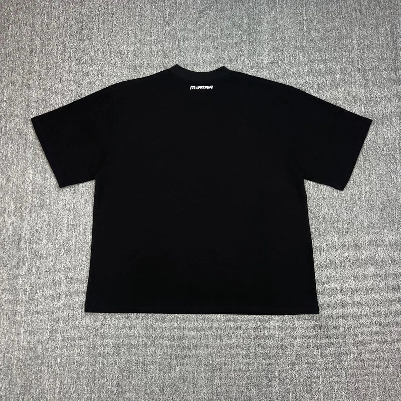 American High Street Trend Mertra T-shirt High-quality Cotton Casual Short-sleeved Top