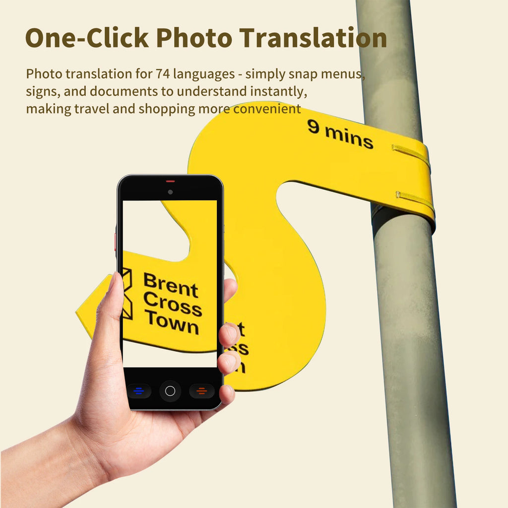 Language Translator Offline Voice Photo Translation WiFi Portable Translator 142 Languages Translator Device for Travel Business