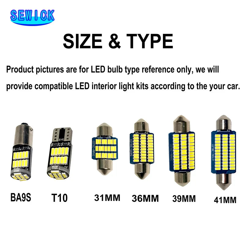 Car Led Bulbs Interior Light Kit For Subaru Outback BP BR BS Levorg BRZ Forester SG SH SJ SK Impreza WRX STI XV Crosstrek Legacy