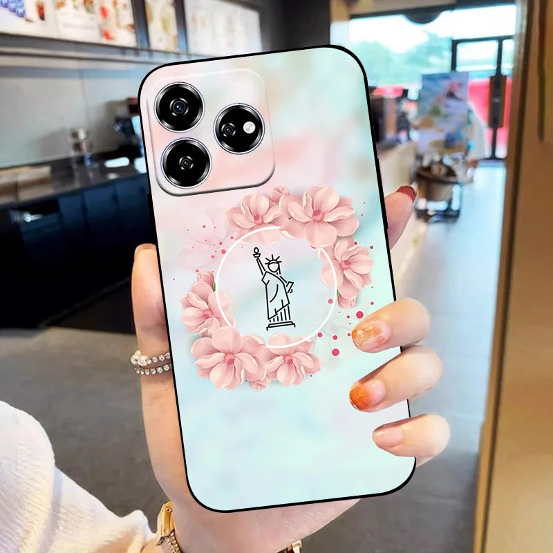 For ZTE Blade V60 Phone Case Axon60 Fashion Back Cover For ZTE Nubia V60 Soft Silicone TPU Case Axon 60 Z2356 Shockproof Capa
