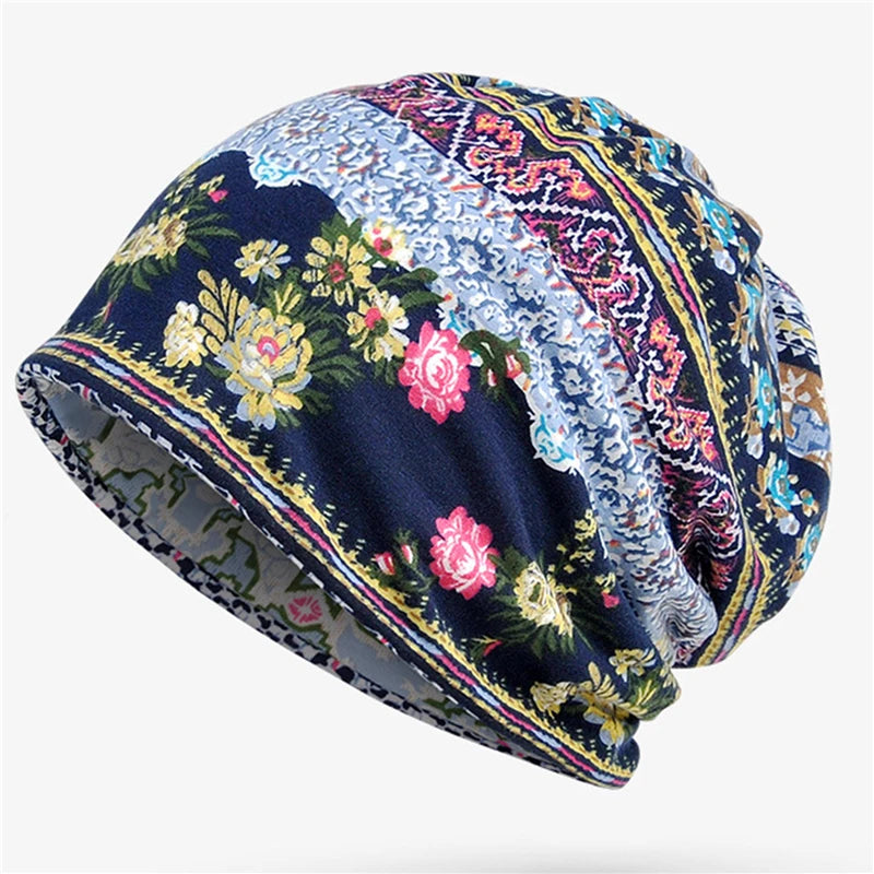 Autumn Unisex Women Hat Scarves Winter Dual-use Vintage Hats For Women Scarf Face Mask