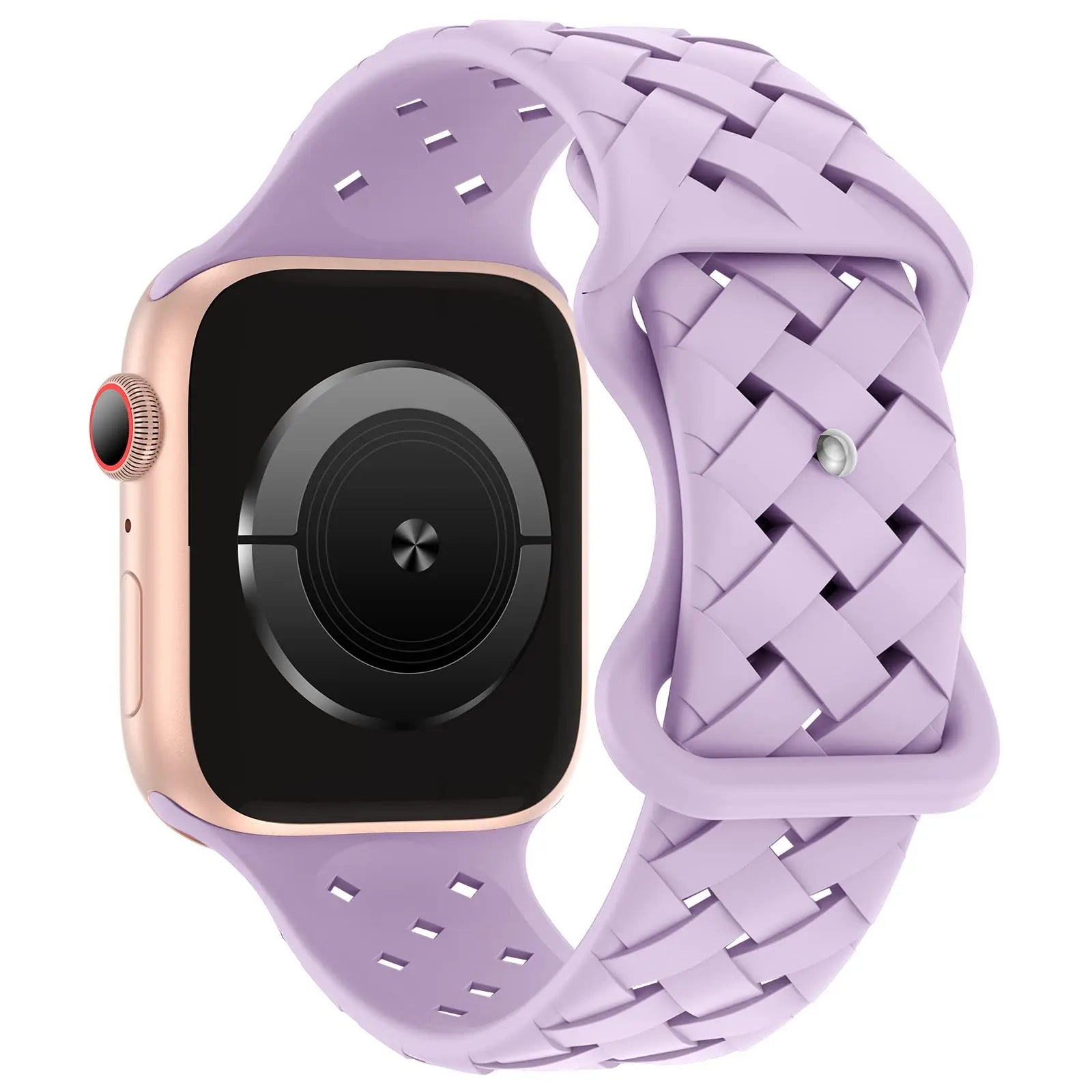 Woven Loop Silicone Strap for Apple Watch Band Ultra 49mm 44mm 40mm 45mm 42mm Sport Bracelet for IWatch Series 8 7 6 5 4 3 2 1