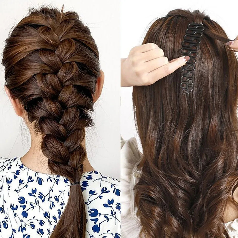 Hair Braiding Tools Women Hair Braid Tool French Wave Hair Braider Roller Twist Styling Tool DIY Accessories