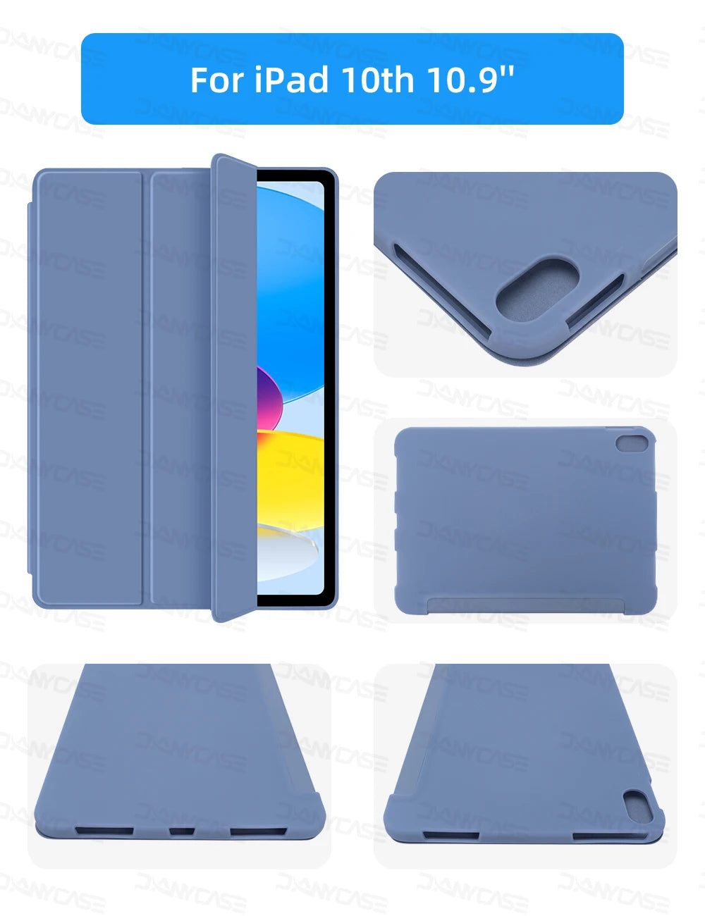 For ipad 10th generation case For iPad Air 6 M2 2024 11in 13in M4 Pro 11 12.9 Air 4 5 10.9 iPad 10.2 7 8 9th 9.7 mini 6 7 Cover