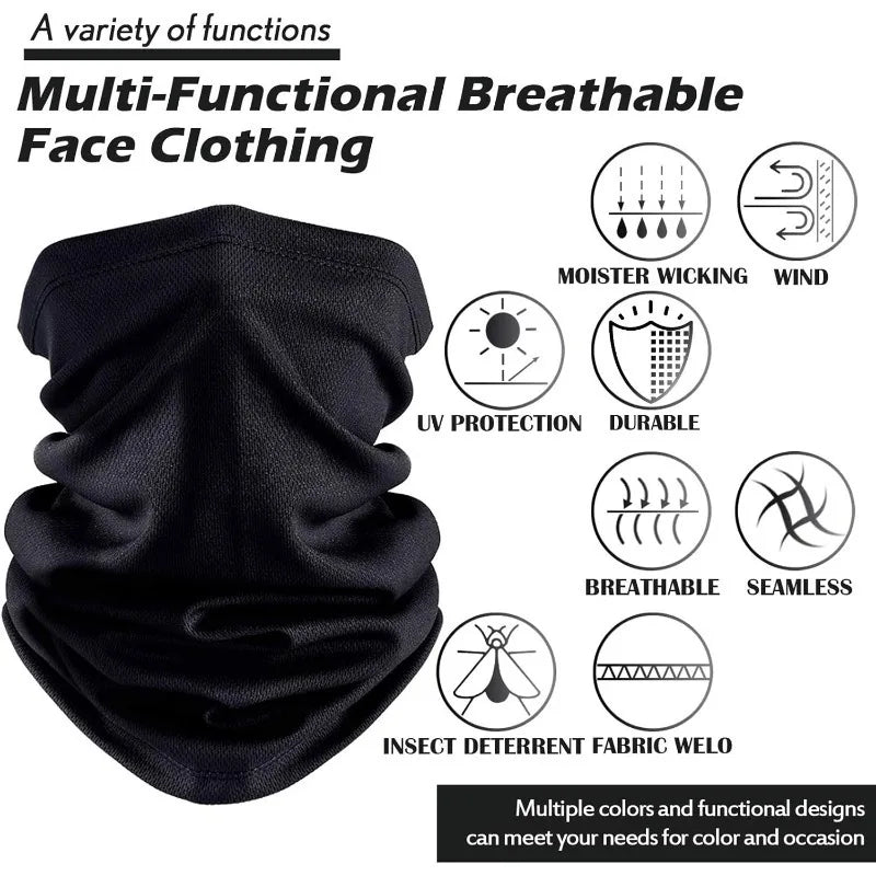 Breathable Sunscreen Scarf Outdoor Fishing Magic Face Scarf Neck Sleeve Cycling Mask Sports Headgear