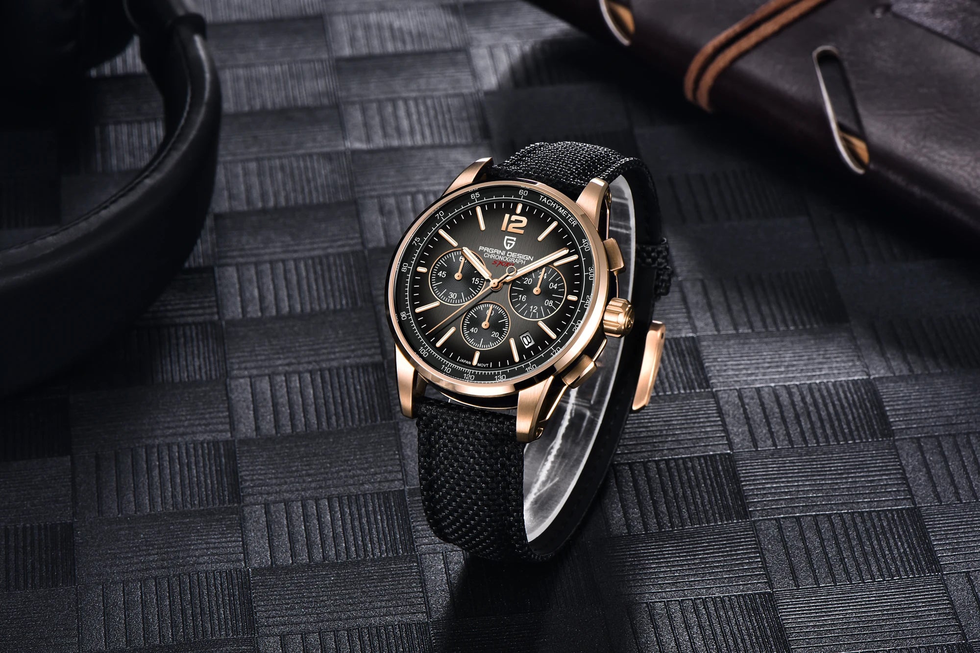 PAGANI DESIGN 2025 New Luxury Fashion Casual Men Quartz Watches VK63 100M Water Resistant Sapphire Glass Stainless Steel Watches