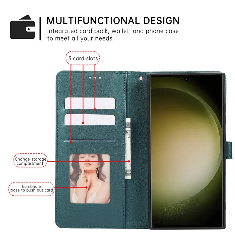Luxury Leather Phone Case for Google Pixel 10 9 Pro XL 10A 9A 8 8A 7 7A 6 5 Pixel 10Pro XL Flip Wallet Card Stand Cover Coque