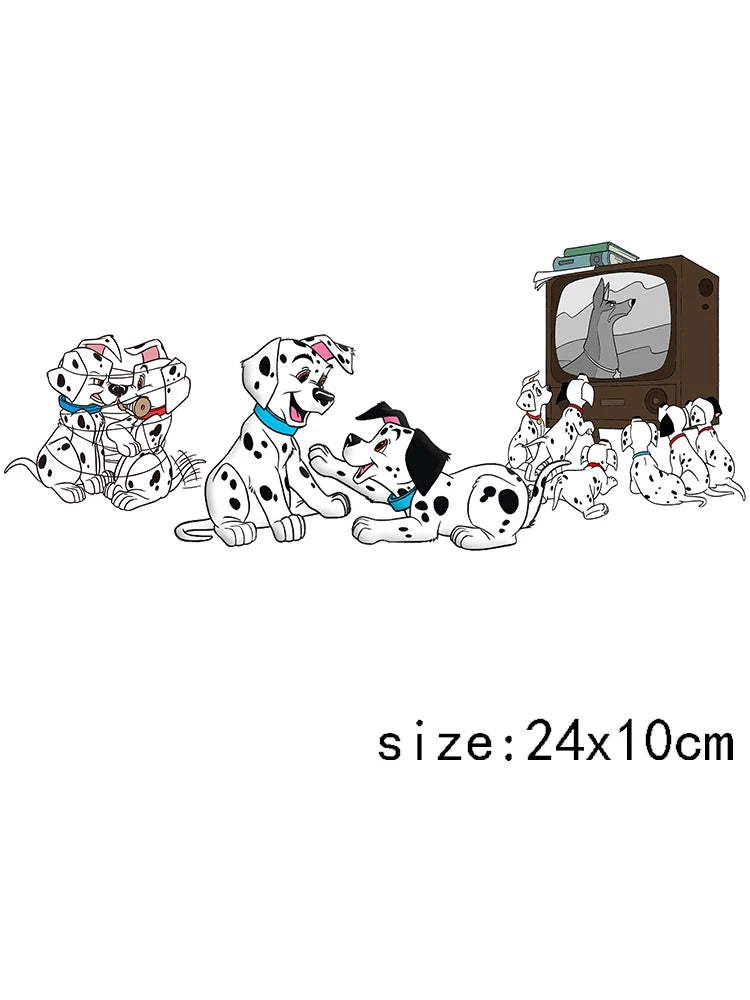 1PCS Cartoon Cute Dog Design UV Transfer Sticker For 16oz Cup Wrap Custom Label DIY Logo Self Adhesive Dog Uv Dtf Stickers