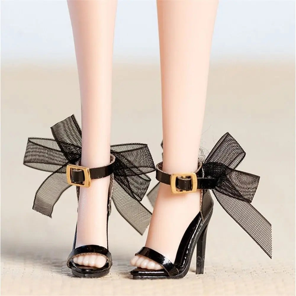 Shoes Accessories Handmade Shoes Exquisite 1/6 Supermodel High Heels Boots Accessories
