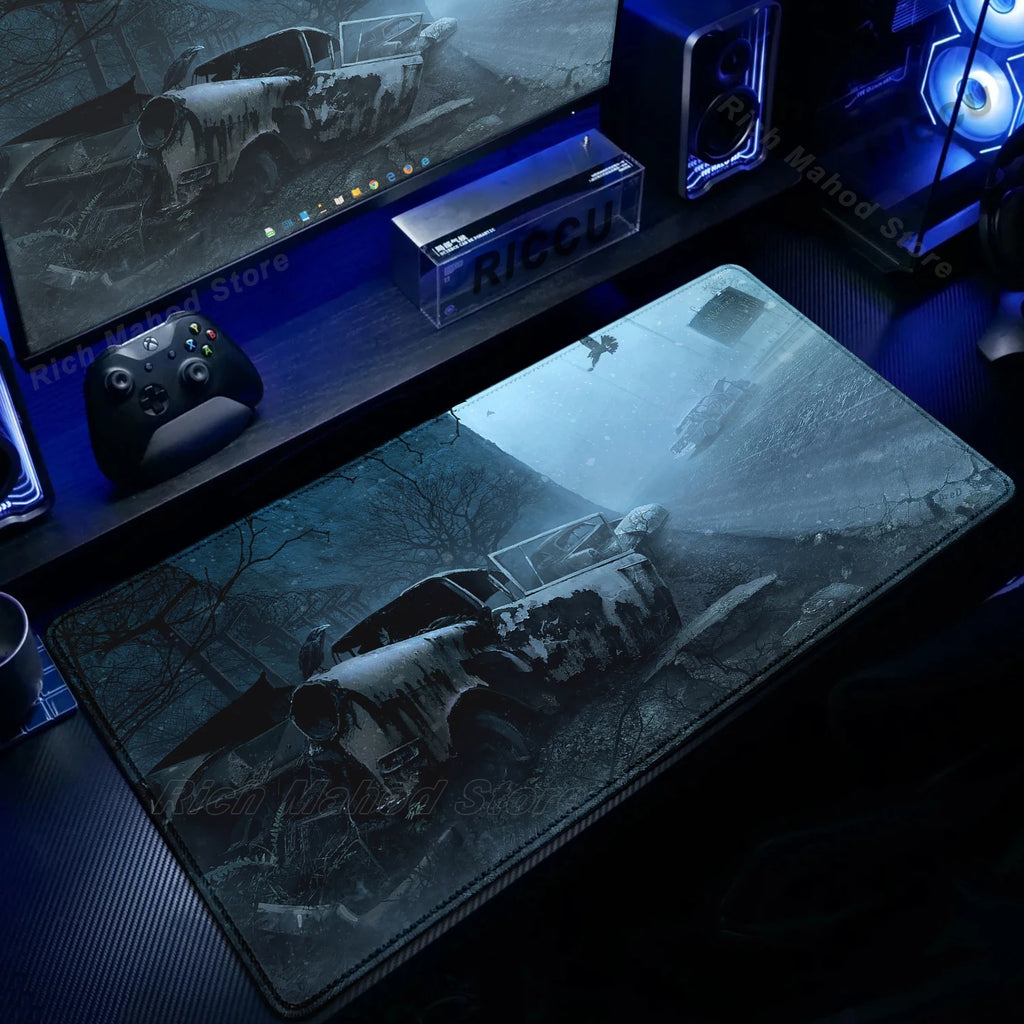 Game S_silent Hill Mouse Pad Large Gaming Extended Mat Gamer PC Mousepad Compute Keyboard Mousemat XXL Carpet Laptop accessories