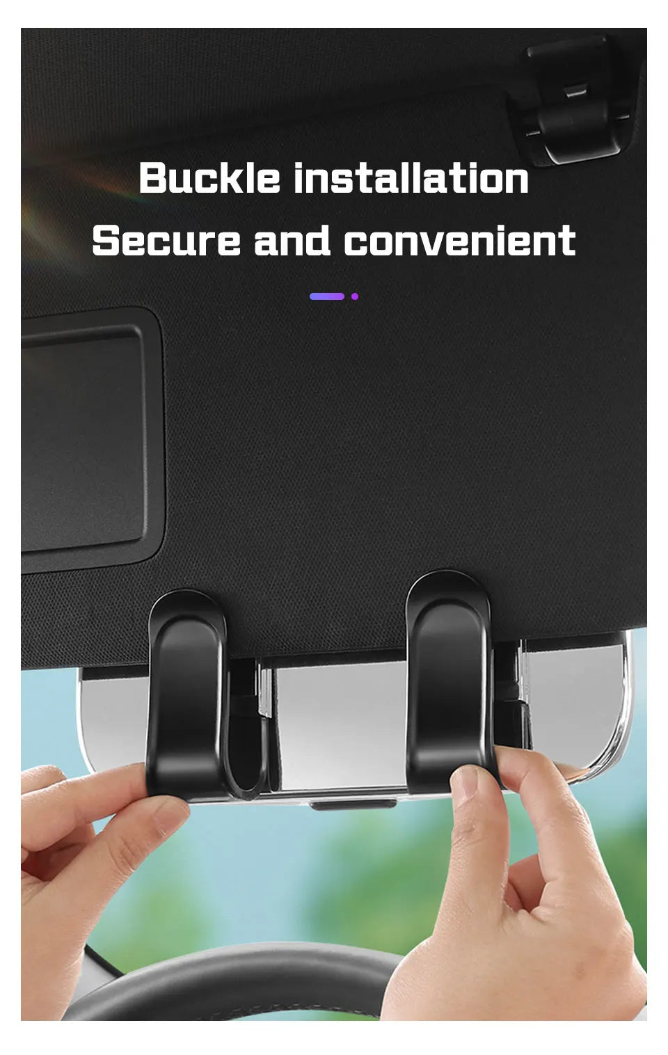 Portable Press Switch Car Glasses Box For Changan CS85 Oshan X7 CS35 PLUS UNIT UNIK CS55 CS95 Eyeglasse Case Sunglasses Holder