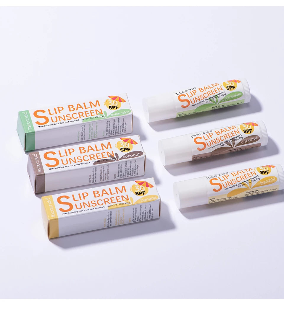 Sunscreen Lip Balm SPF30 UV Protection Moisturizing Hydrating Lip Balm Moisturizes Repairs Chapped Lips Lipstick Lip Care Makeup