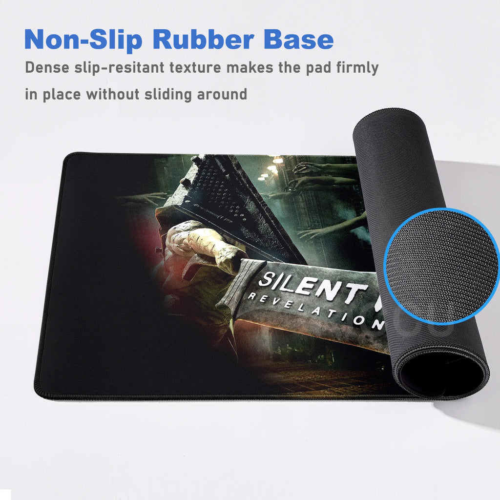 Game S_silent Hill Mouse Pad Large Gaming Extended Mat Gamer PC Mousepad Compute Keyboard Mousemat XXL Carpet Laptop accessories