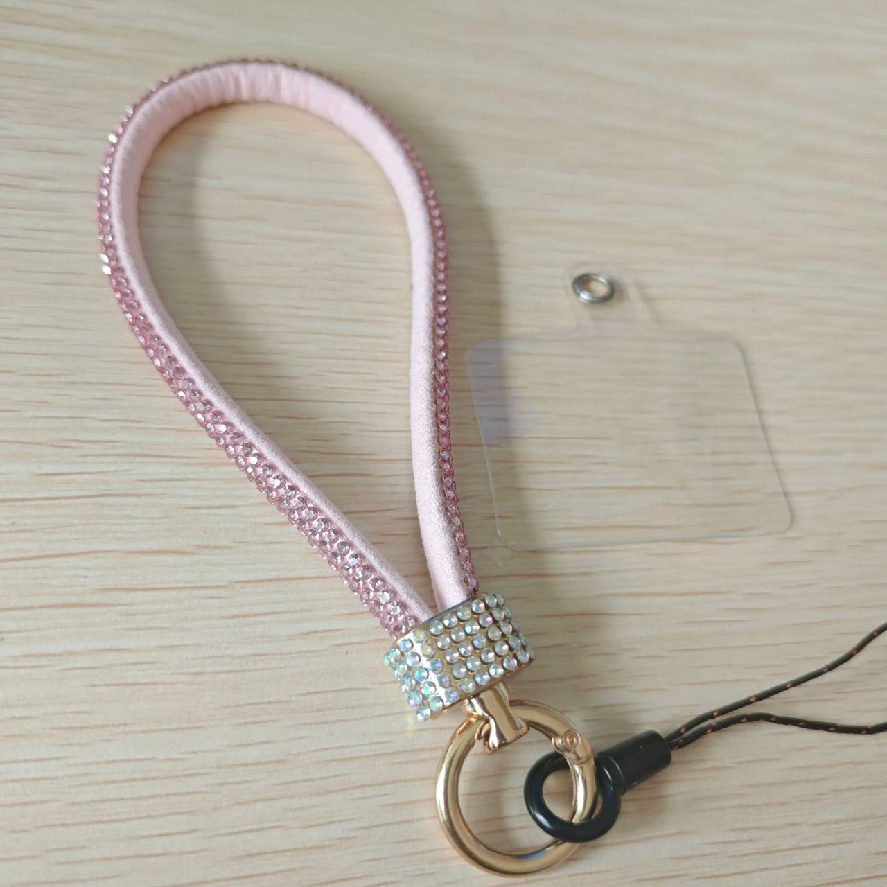 Mobile Phone Charm Lanyard Luxury Rhinestone Wrist Key Chain High-end Diamond-encrusted Bracelet Reinforced Cellphone Cord Strap