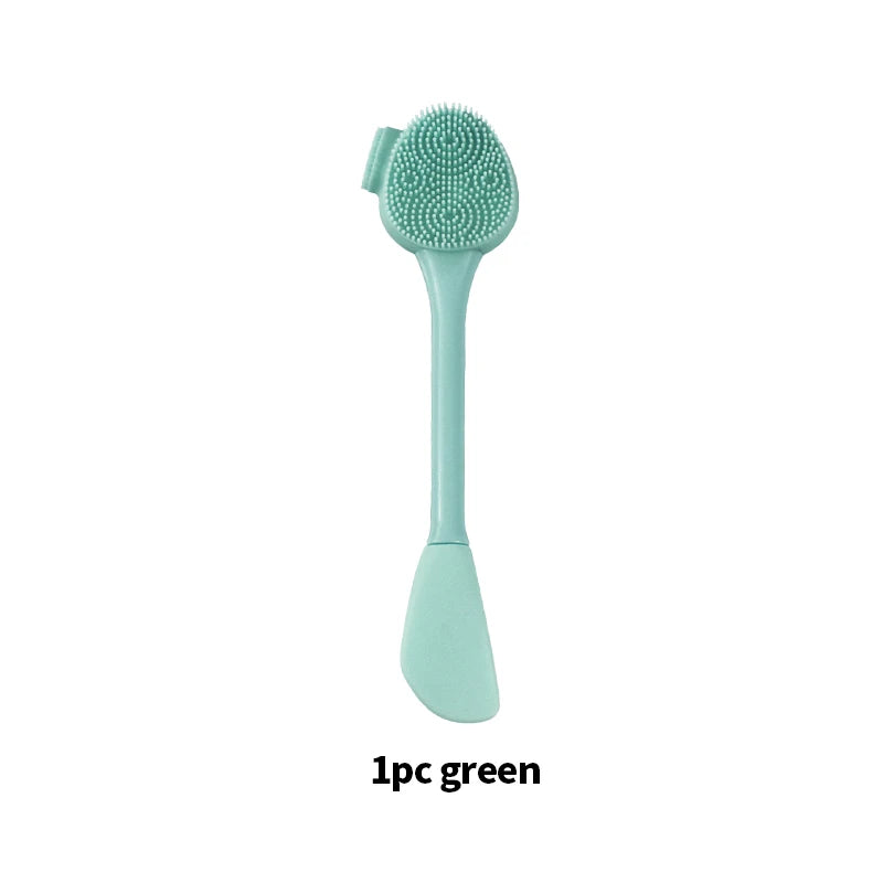 Facial Silicone Brush Face Massage Cleaning Tool Double Sided Exfoliator Pore Blackhead Removal Cleanser Skincare Brushes