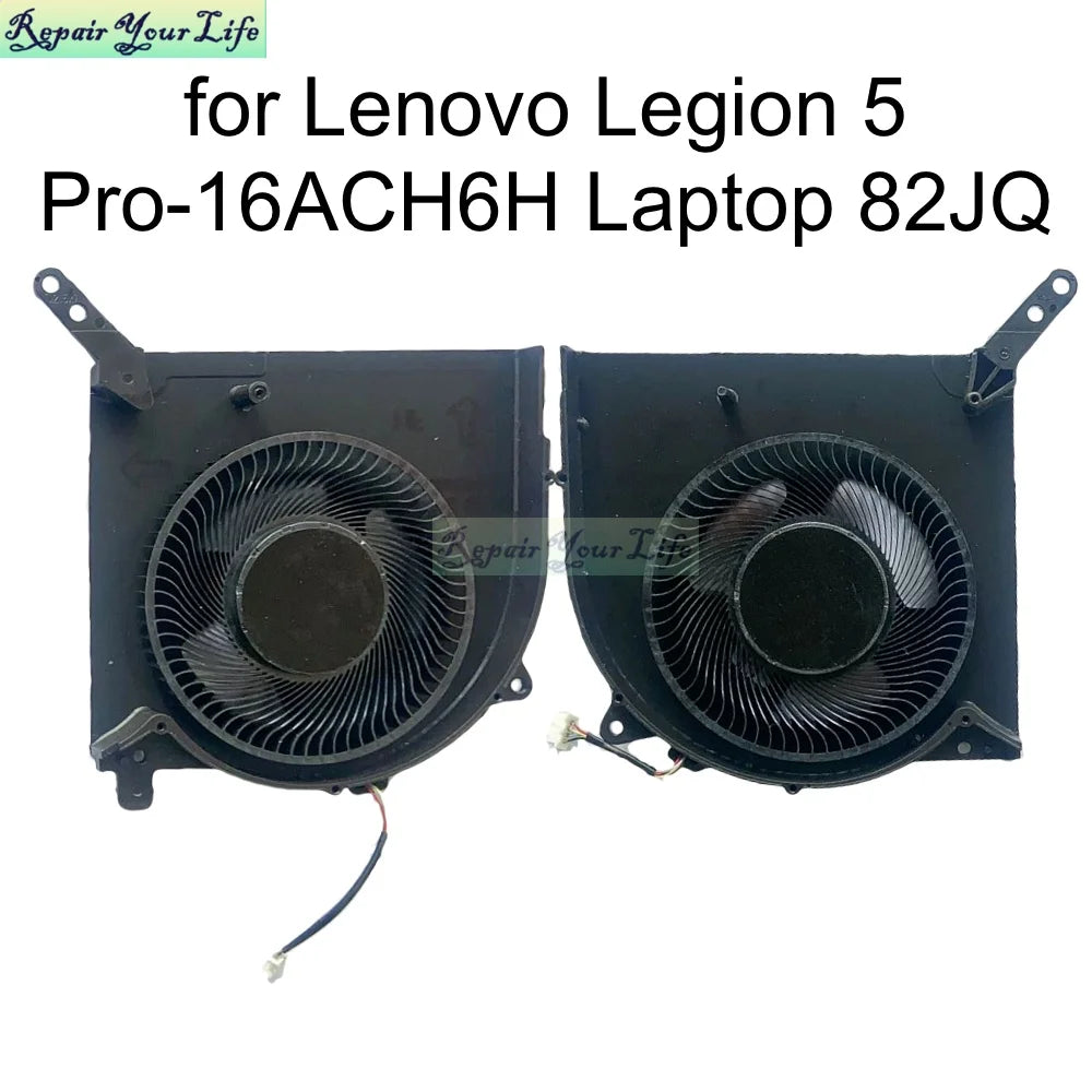 Laptop Cooling Fan For Lenovo Legion 5 Pro 16 5-16ACH6H 82JQ 2021 Y560P CPU GPU Cooler Fan DC10V FNKF FNKD 5H40S20281 5H40S20278