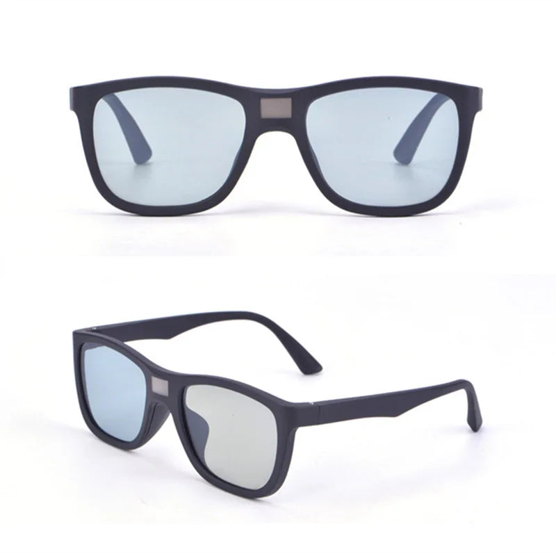 ZHIYI Brand Chameleon Glasses 0.1 Seconds LCD Computer Chip Control Photochromic Polarized Lens Driving Sunglasses for Men