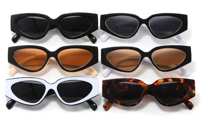 New Fashion Ladies Sunglasses Outdoor UV400 Sunscreen Eye Protection Glasses Neutral Fashion Driving Travel Essential Sunglasses