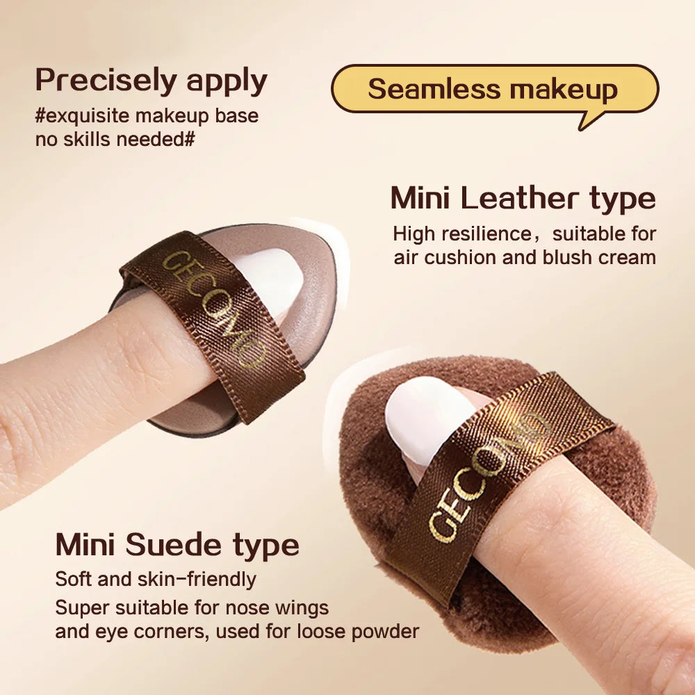 Soft Makeup Sponges 6pcs Flocking Blender Puff Beauty Tool For Face Foundation Cosmetics Blending Sponges Set