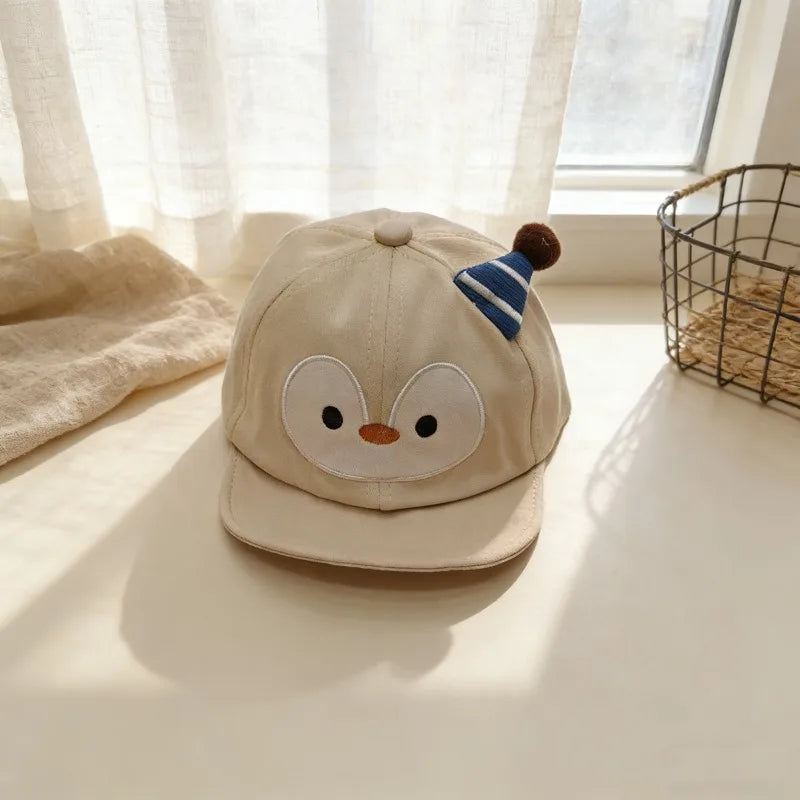 Baby Hat Spring Summer Sun Cap 48-50cm 6-24 Months Cute Duckbill Girls Boys Cap Toddler Infant Thin Sunscreen Baseball Kids Cap
