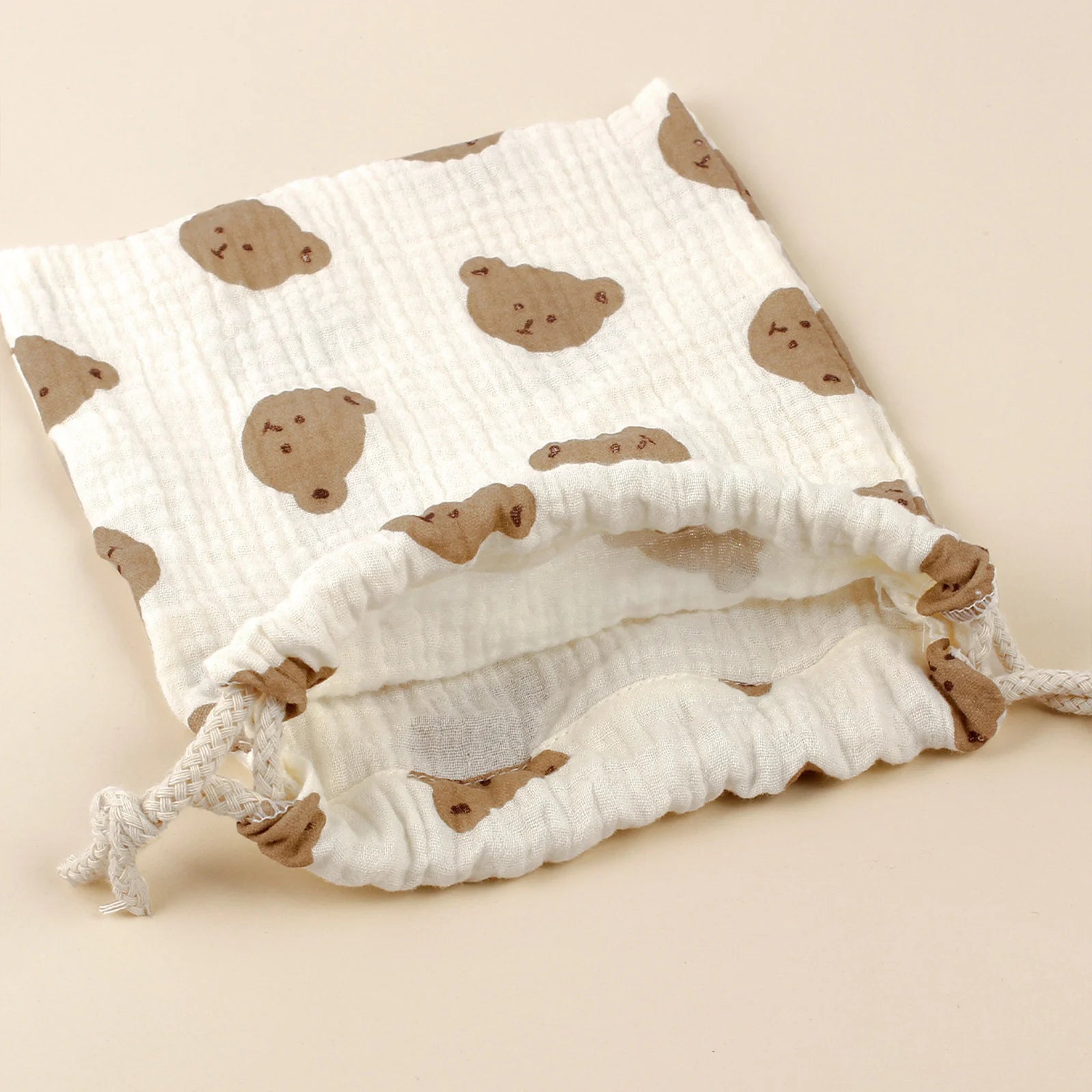 Print Baby Stroller Outing Items Storage Bag Cotton Drawstring Dustproof Stroage Bag Toddler Diaper Bag Multifunction Mommy bag