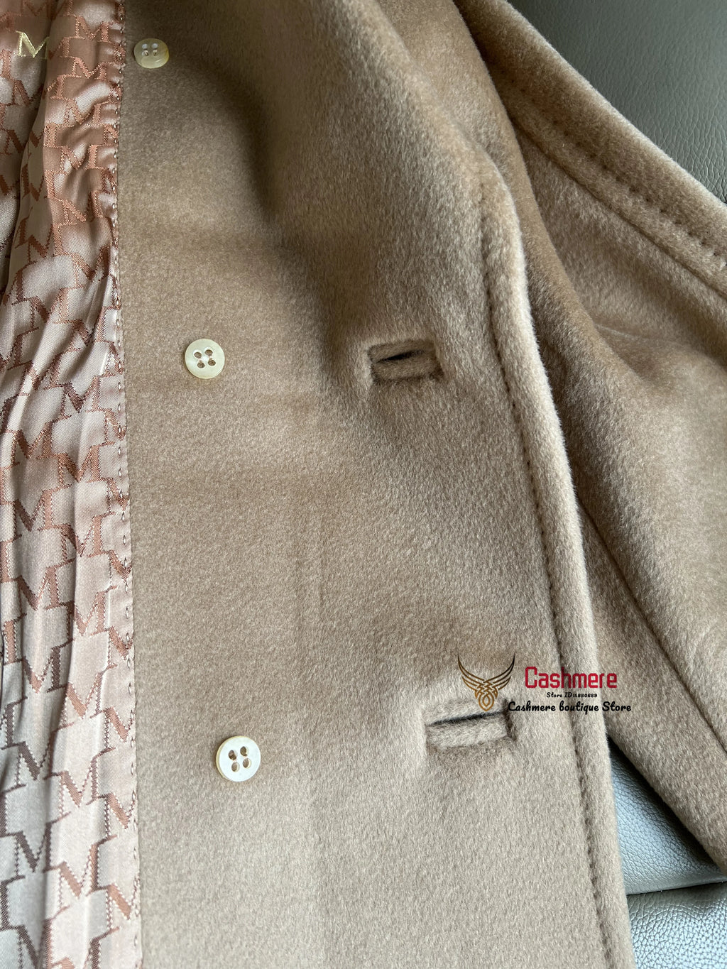 High-end Winter Cashmere Coat Women Camel Color Long Black Wool Coat Classic Double-breasted Lace-up Coat Gray Red Coat Female
