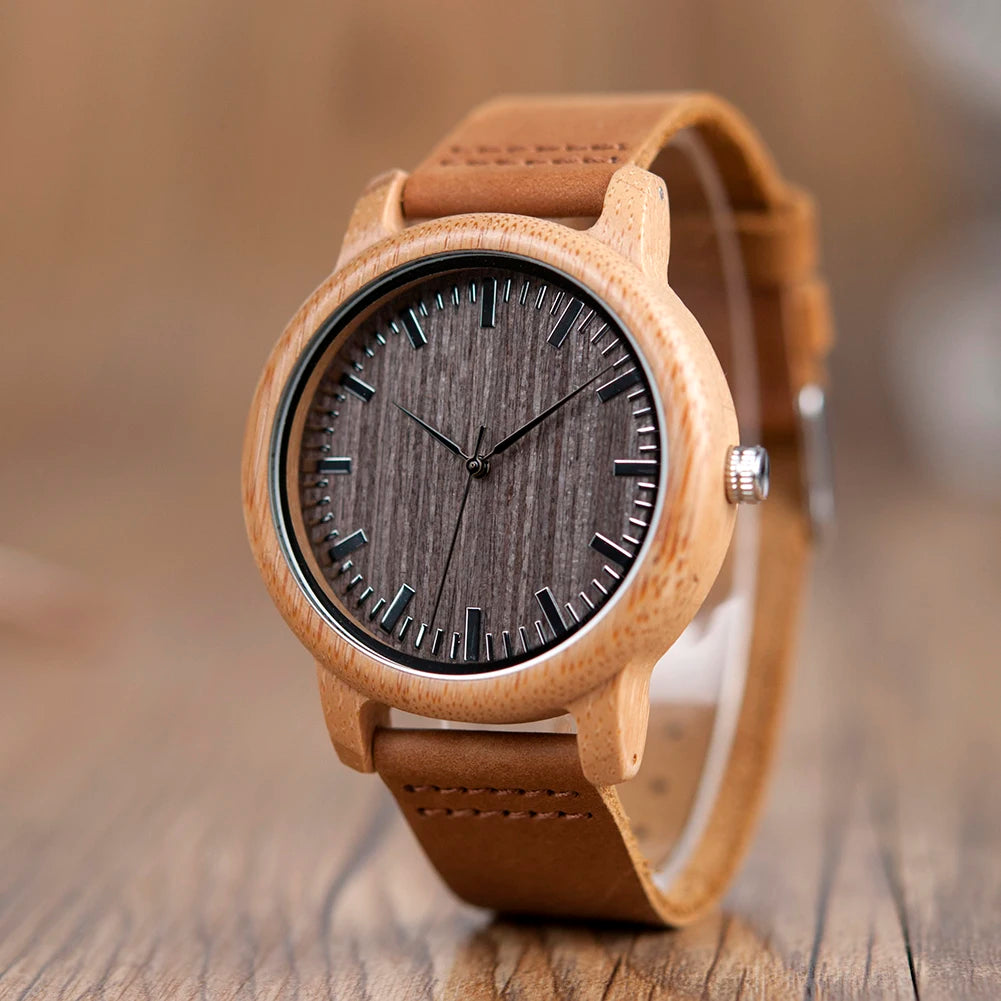 BOBO BIRD Wood Watch for Men and Women Unisex Lightweight Handcrafted Wooden Watches Limited Time Offer Customized