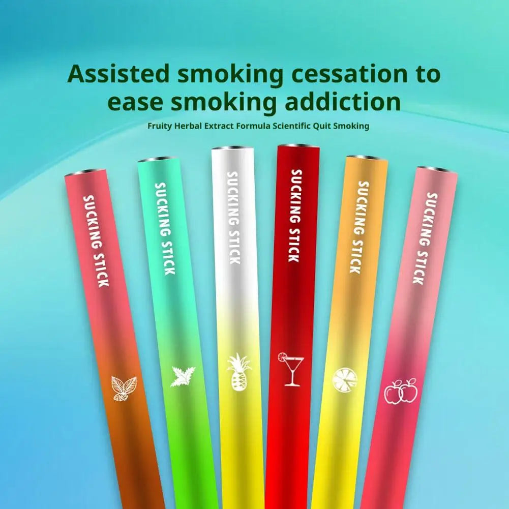 Mint Cigarette Replacement Stick Nicotine Free Smoking Cessation Rod Healthy Fruit Flavor Healthy Assisted Cessation Stick
