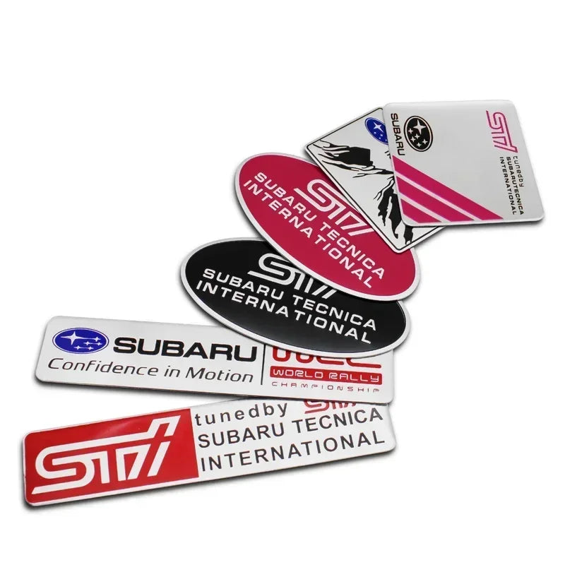 1pc Car Styling Side Fender  Rear Trunk Sticker Decals for Subaru STI  Outback Impreza Legacy WRX XV Forester Ascent Accessories