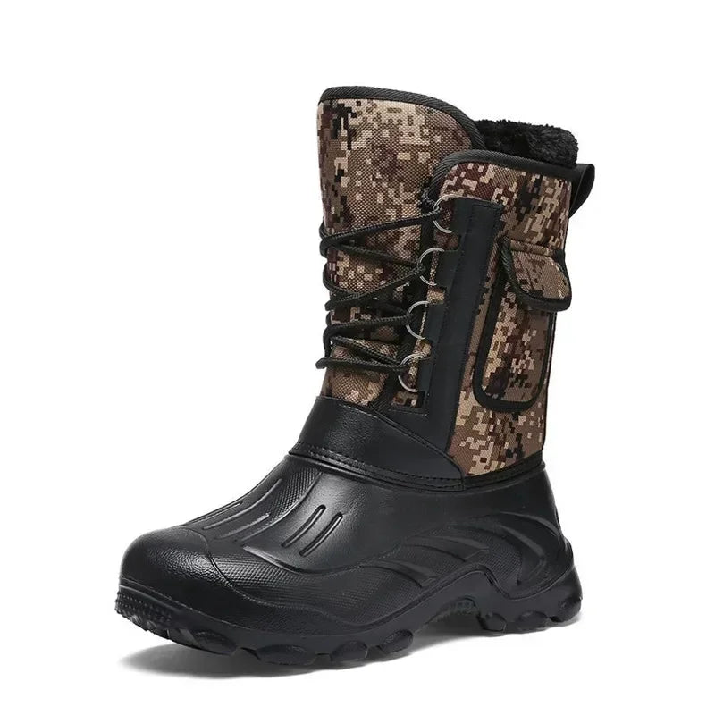 Outdoor Sports Men Boots  Spring Waterproof Shoes for Men Light Rain Boots Fishing Boots Winter Snow Boots New Work Boots 2024