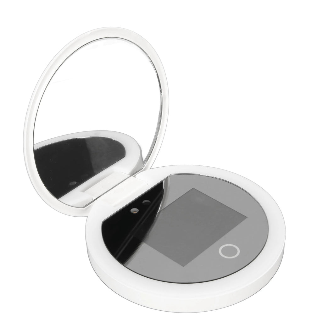Sunscreen Mirror UV Camera UV Mirror Sunscreen Testing Camera with Light 2X Magnification Travel Makeup 3.5in  Size L