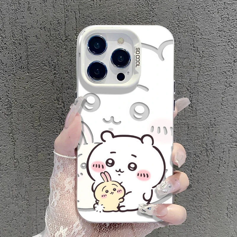 Creative Cute Korean Colorful Star Wings Cartoon Lovely INS Phone Case For iPhone 16 15 14 13 12 11 Pro Max Plus MINI Y2K Cover