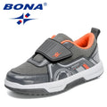 BONA  New Designers Running Shoes Fashion Classic Sneakers Children School Sport Footwear Comfy Kids Breathable
