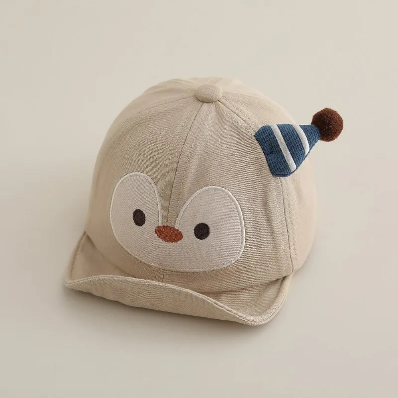 Baby Hat Spring Summer Sun Cap 48-50cm 6-24 Months Cute Duckbill Girls Boys Cap Toddler Infant Thin Sunscreen Baseball Kids Cap