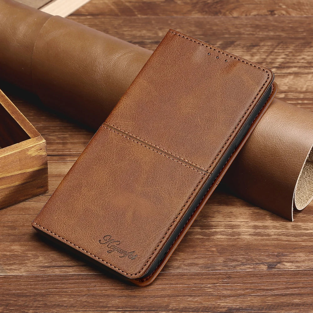 Luxury Magnetic Leather Flip Mobile Phone Case for Motorola Edge 50S 50 Pro 50 Fusion Edge 5G 2024 Protect Cover Coque