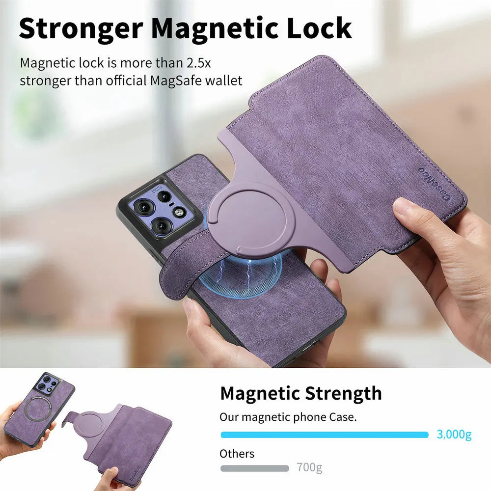 Edge 50 60 Fusion 5G Flip Case For Motorola Edge 60 Pro Detachable Leather Wallet Funda Moto Edge 50 Neo 60s Pro 70 S50 Cover