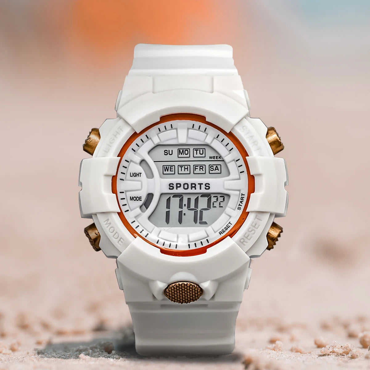 Hot Selling Simple and Fashionable Women Digital Electronic Watch Multifunctional Outdoor Fitness Watch Men and Women Watch