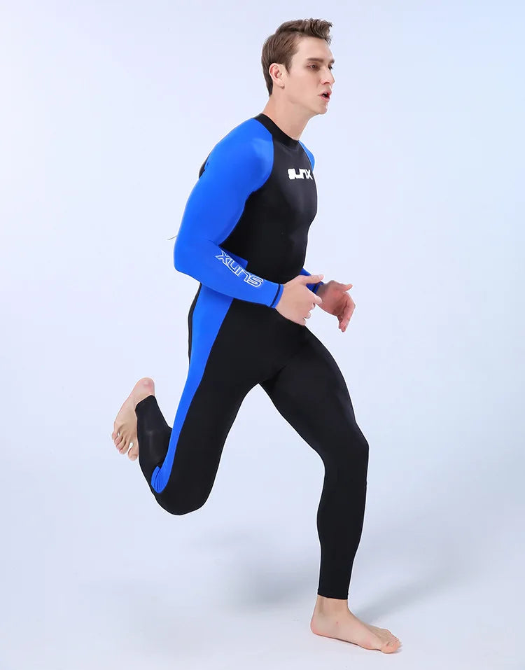 Men Youth Boys Wetsuit Thin Quick-Drying Swimsuit One-Piece Anti-Jellyfish Surfing Sunscreen Clothes Swimming Suit Dive Skin