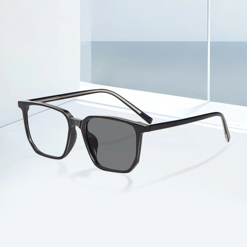 Photochromic Progressive Multifocus Computer Reading Glasses  Transition UV400 Sunglasses Multifocal Rectangular Readers