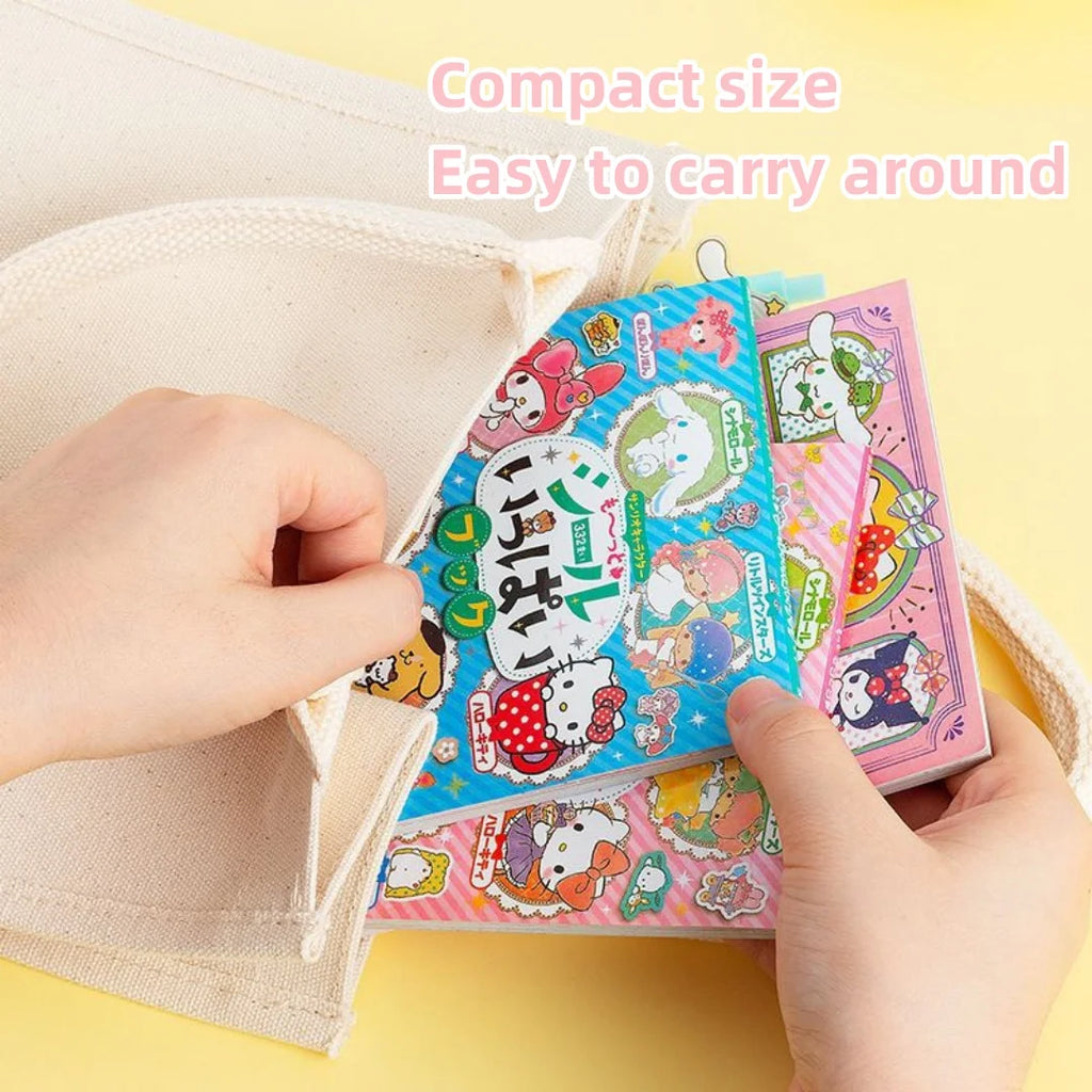 24pcs/set Sanrio Series Cute Stickers Book DIY Kawaii Cartoon Anime Stickers for Laptop Skateboard Bike Guitar Laggage Bicycle