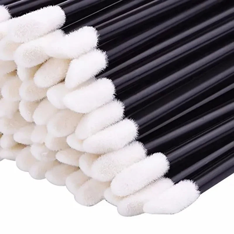 50/100PCS Wholesale Lipstick Perfect Best   Gloss Wands Up Disposable Lip Brush Women makeup Make Applicator Hotting Accessories