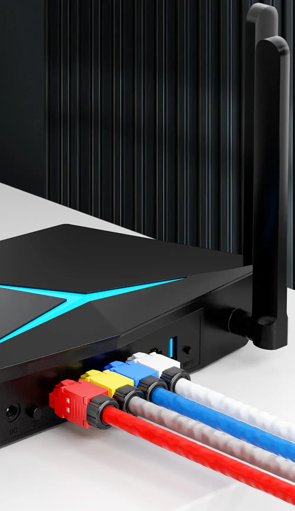 AMPCOM RJ45 Connectors Modular Plug, Cat6 Cat6A UTP Stecker Network Toolless Connector Ethernet Plugs Cable Internet Tools Free